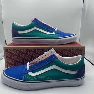 Vans Old Skool Retro Multicolor Size 6.5 New Mens Shoes.